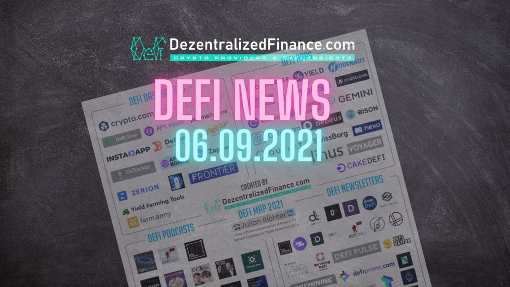 DeFi News 06.09.2021