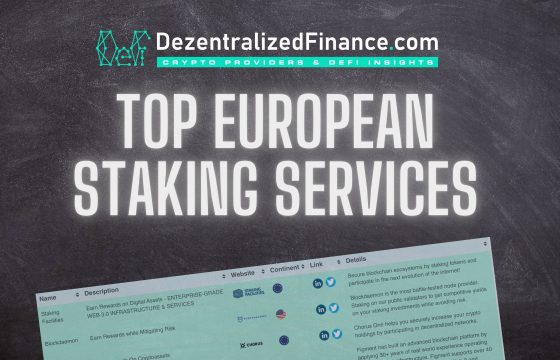 Top European Staking-as-a-Service Platforms