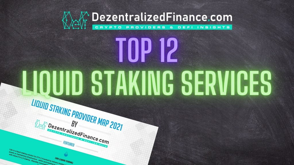 Top 12 Liquid Staking Services