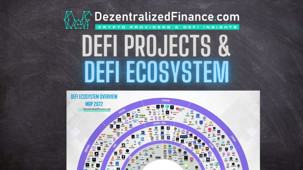 Decentralised Finance projects and the DeFi ecosystem