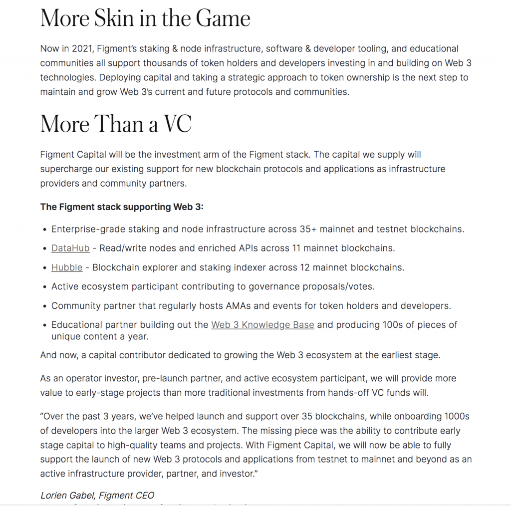Figment Ventures - More than a VC