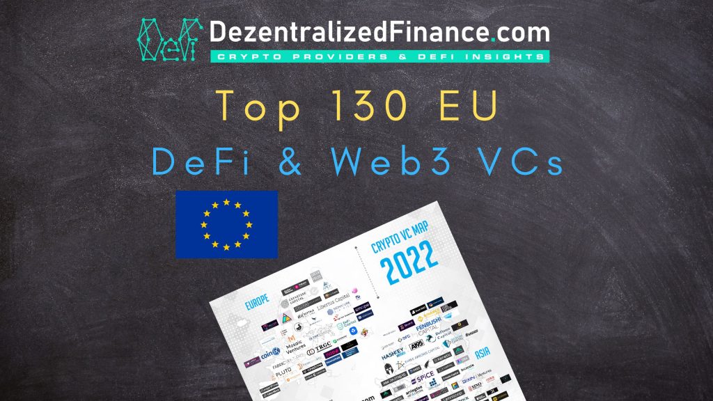 Top 130 European DeFi and Web3 Venture Capital Funds
