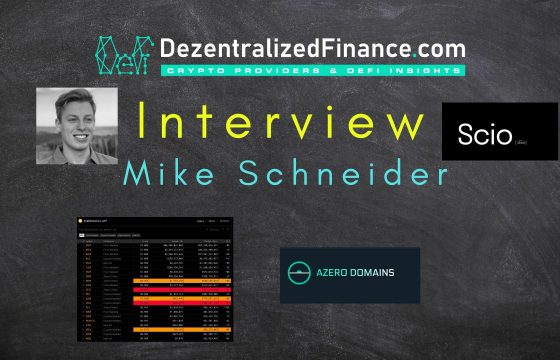 Interviews 4 Interview with Mike Schneider | stablecoins.wtf | scio.xyz | azero.domains